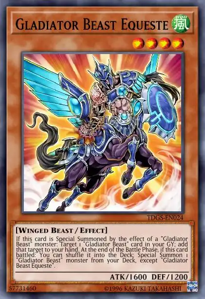 Edison Rulings for Gladiator Beast Equeste